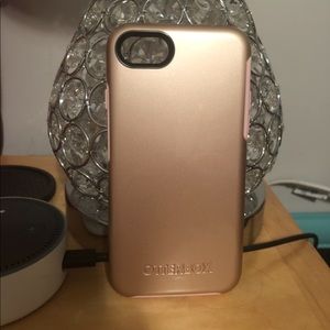 Brand new pink/rose gold otterbox for iPhone 7/8